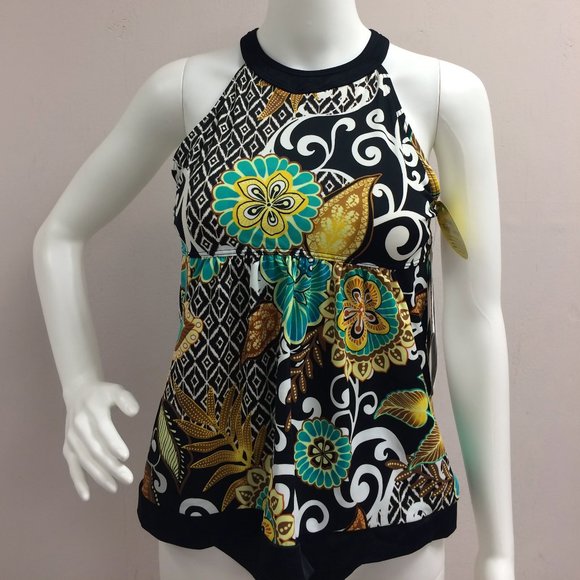 It figures! Peacock Two Piece Tankini - Picture 2 of 10